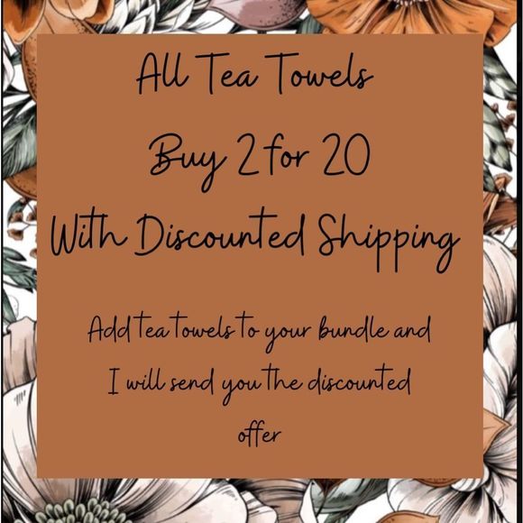 L🎃VE Fall Kitchen Towel | Fall Tea Towel - Picture 4 of 6